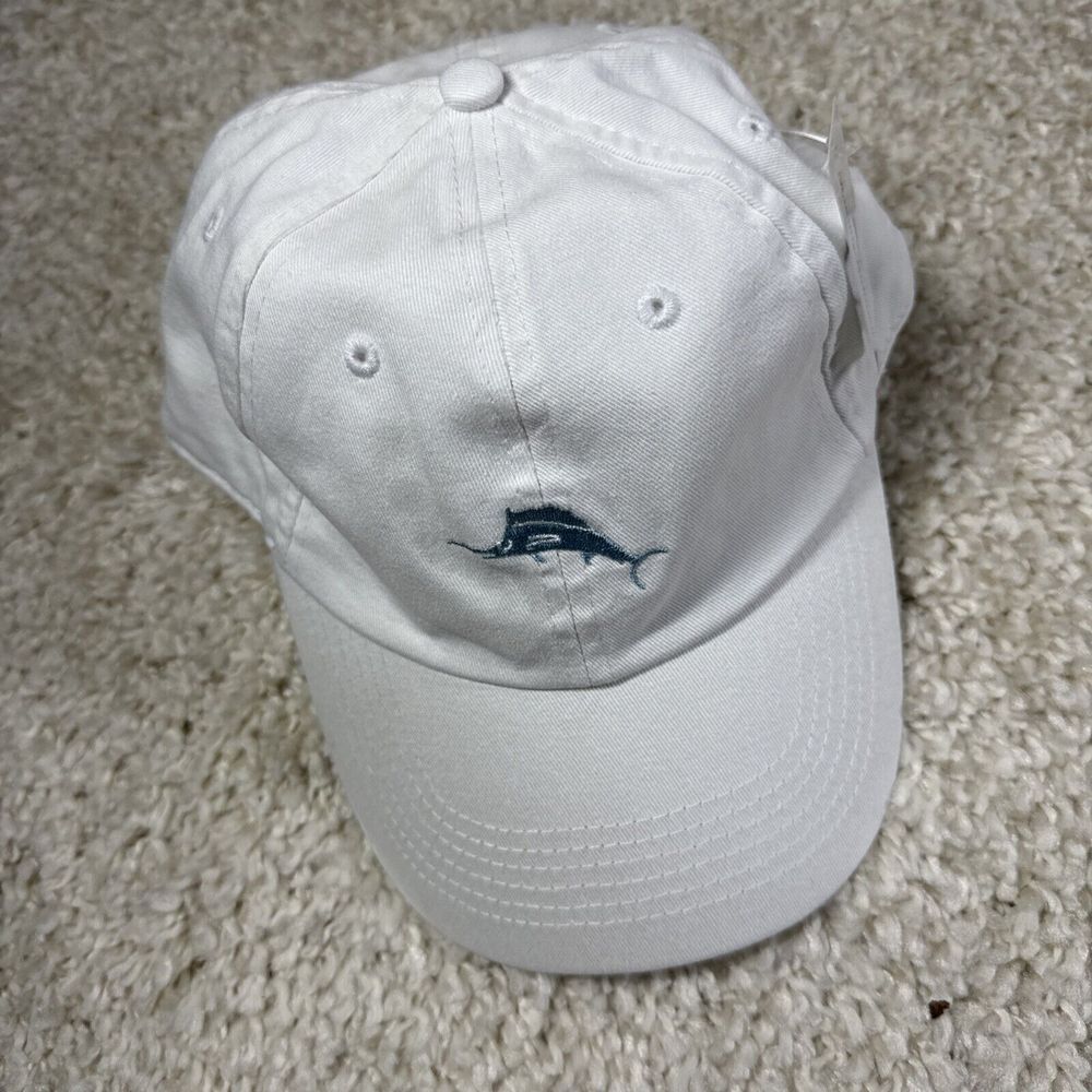 Tommy Bahama White Cap with Blue Logo